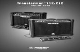 Transformer 112/212 - Peavey Electronics