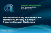 Nanomanufacturing Innovations For Electronics, Display ...