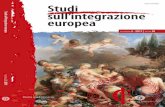 Rivista quadrimestrale - Studi sull'integrazione europea