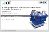 A New Tribological Test Bench for Lightweight Hydraulic ...