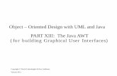 OO Design with UML and Java - 13 GUIs