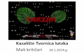 Kazalište Tvornica lutaka Mali kritičari 26.1.2019.g.