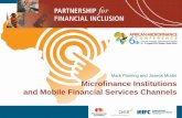 Mark Flaming and Joseck Mudiri Microfinance Institutions ...