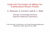 Coal-ash Corrosion of Alloys for Combustion Power Plants