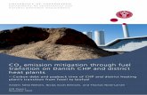 CO emission mitigation through fuel transition on Danish ...