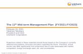 The 11th Mid-term Management Plan (FY2021-FY2023)