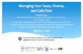 Managing Your Taxes, Finance, and Cash Flow