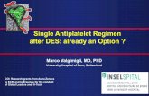 Single Antiplatelet Regimen after DES: already an Option