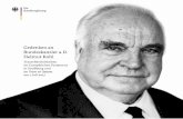 Gedenken an Bundeskanzler a. D. Helmut Kohl
