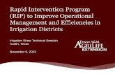 Rapid Intervention Program (RIP) to Improve Operational ...