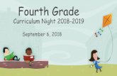 Fourth Grade Curriculum Night 2018-2019 - North Allegheny