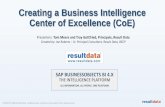 Creating a Business Intelligence Center of Excellence