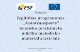 Projekts Izglītības programmas „Autotransports” tehnisko ...