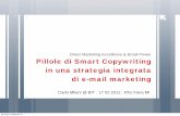 Direct Marketing Excellence & Email Power Pillole di Smart ...