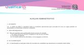AUXILIAR ADMINISTRATIVO - Qualificar ES