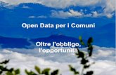 Open Data per i Comuni Oltre l'obbligo, l'opportunità