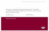 Overcoming Institutional Voids: A Reputation-Based View of ...