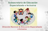 Subsecretaria de Educación Especializada e Inclusiva