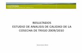 resultados analisis calidad trigo 2010 - COTRISA