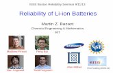 Reliability of Li-ion Batteries