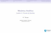 Mecânica Analítica Capítulo 2: Princípio de Hamilton