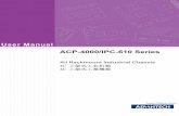 User Manual ACP-4000/IPC-610 Series