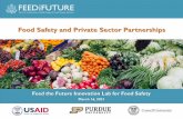 Food Safety and Private Sector Partnerships