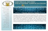 GEORGIA MUSIC TEACHERS ASSOCIATION