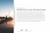 September 2015 Lifting the Crude Oil Export Ban