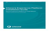 Sitecore Experience Platform Installation Guide