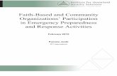 Faith-Based and Community Organizations’ Participation in ...