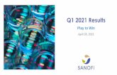 Q1 2021 presentation - Sanofi