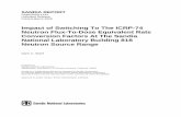 Impact of Switching To The ICRP-74 Neutron Flux-To-Dose ...