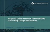 Regional Class Research Vessel (RCRV) Green Ship Design ...