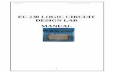 EC 230 LOGIC CIRCUIT DESIGN LAB MANUAL