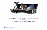 Rapport d’Activité 2020 de Centre•Sciences