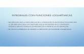 Integrales con funciones logarÃtmicas - UNAM
