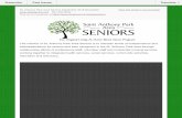 The mission of St. Anthony Park Area Seniors is to ...