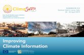 Improving Climate Information - ClimaSouth