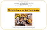 Metabolismo de Carboidratos - UTFPR