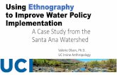 Using Ethnography to Improve Water Policy Implementation A ...