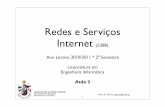 Redes e Serviços Internet - Departamento de Informática