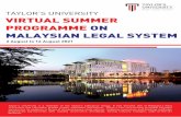 2021 V2 Malaysian Legal System