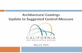 Architectural Coatings Update to Suggested Control Measure