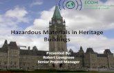 Hazardous Materials in Heritage Buildings