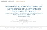 Human Health Risks Associated with Development of ...