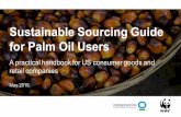 Sustainable Sourcing Guide for Palm Oil Users