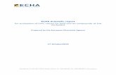ECHA Scientific report