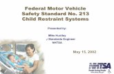 Federal Motor Vehicle Safety Standard No. 213 Child ...