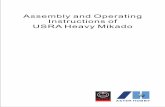 Assembly and Operating Instructions of USRA Heavy Mikado